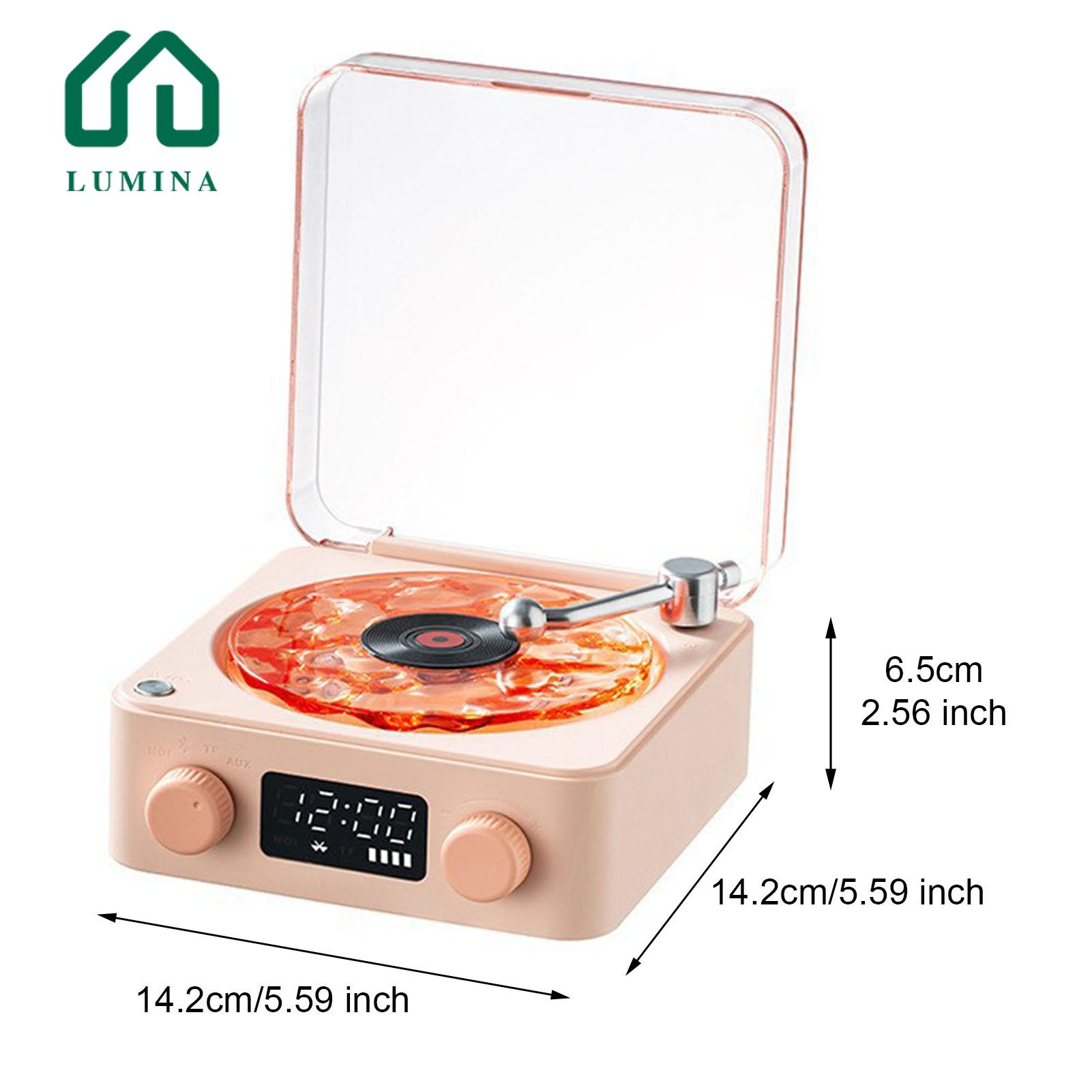 Lumina Wireless Speaker Portable Bluetooth Speaker with Relaxing White Noise Ambient Light for Camping Rechargeable Compact Music Player for Outdoor Adventures Bluetooth-compatible Speaker. 