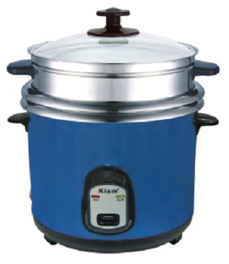 Rice Cooker Steel (Double SS Bati)Straight SJBS-8802 1.8L