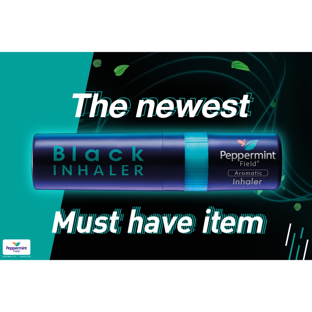 Peppermint Field Black Inhaler 2 in 1 (Thailand) - 3cc. 