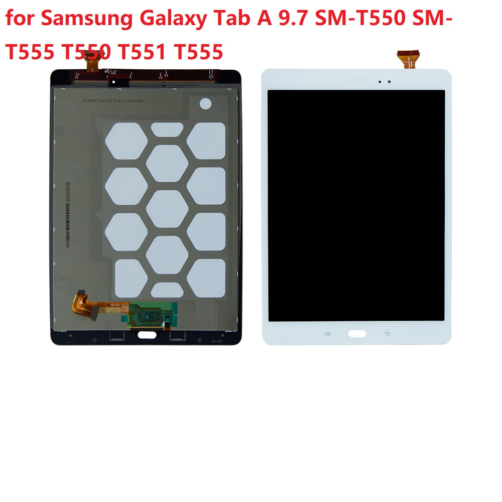 new screen for Samsung Galaxy Tab A 9.7 SM-T550 SM-T555 T550 T551 T555 LCD Display Touch Screen Digitizer Assembly