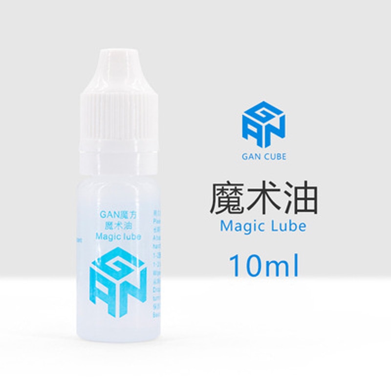 【The road to happiness Store】Gan Qiyi Cube Lube 2ml 10ml Lubricating Oil for Speed XMD qiyi M-lube Professional oil lube Make Rotation Smooth. 