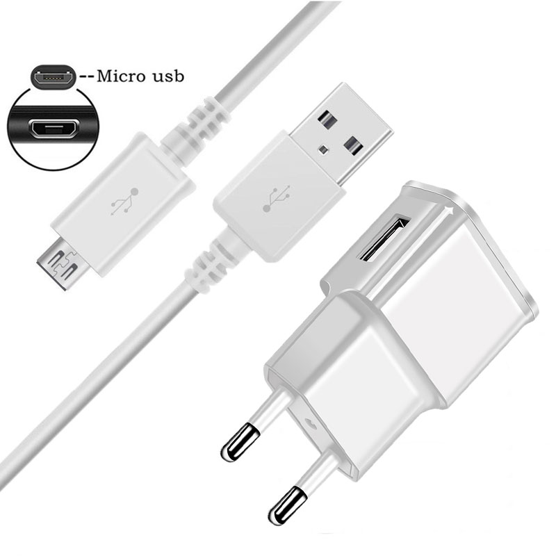 Mobile Phone Charger Adapter Micro USB Cable For OPPO A12 A15 A1K A5 A7 A8 A9 A37 F9 F11 Pro USB Charger Cable EU Wall Plug