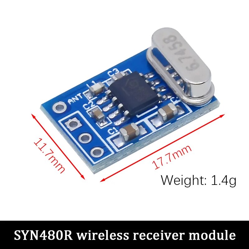 433MHZ Wireless Transmitter Receiver Board Module SYN115 SYN480R ASK/OOK Chip PCB for arduino. 