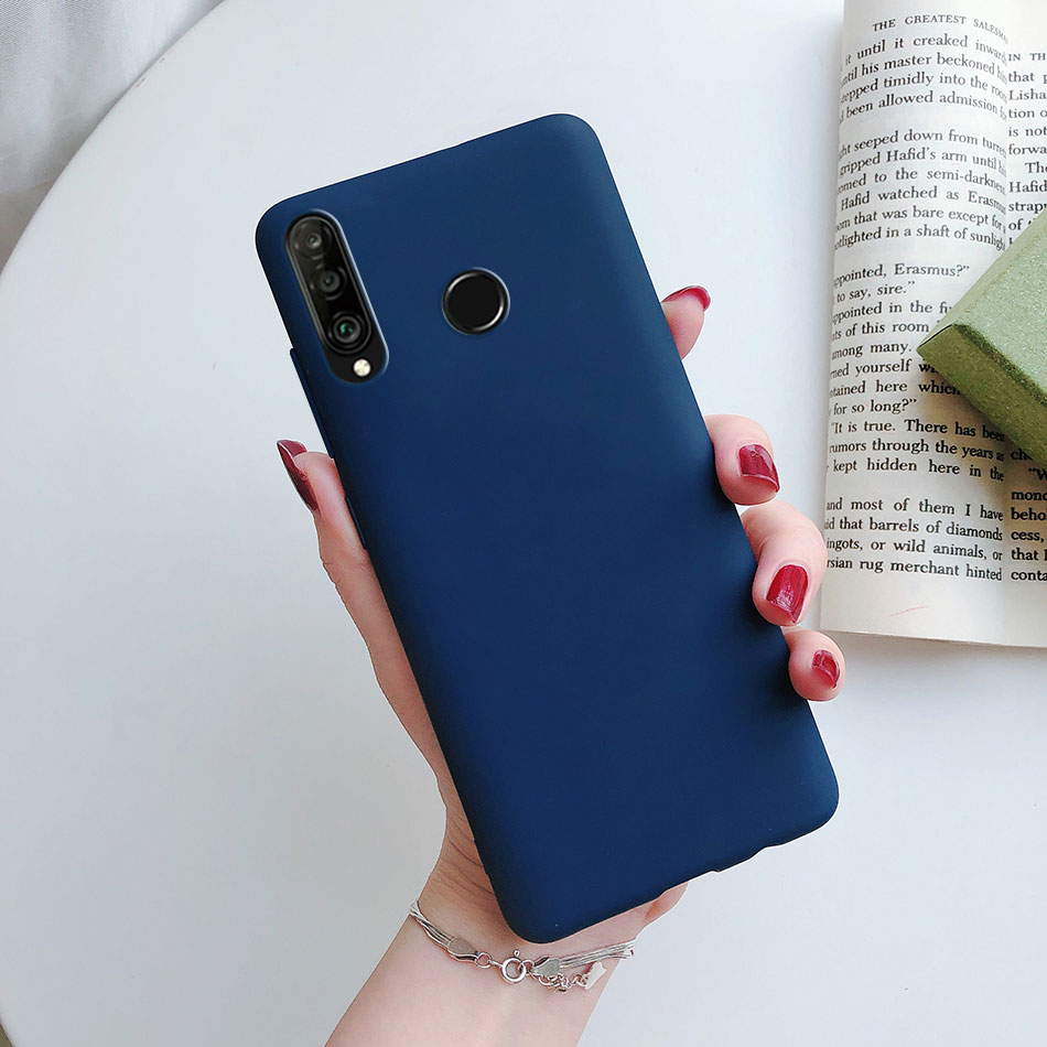 Case For Huawei P40 Lite E P30 Lite Pro P20 Lite P10 P Smart Plus Z 2019 2018 Matte Soft Back Cover Case. 