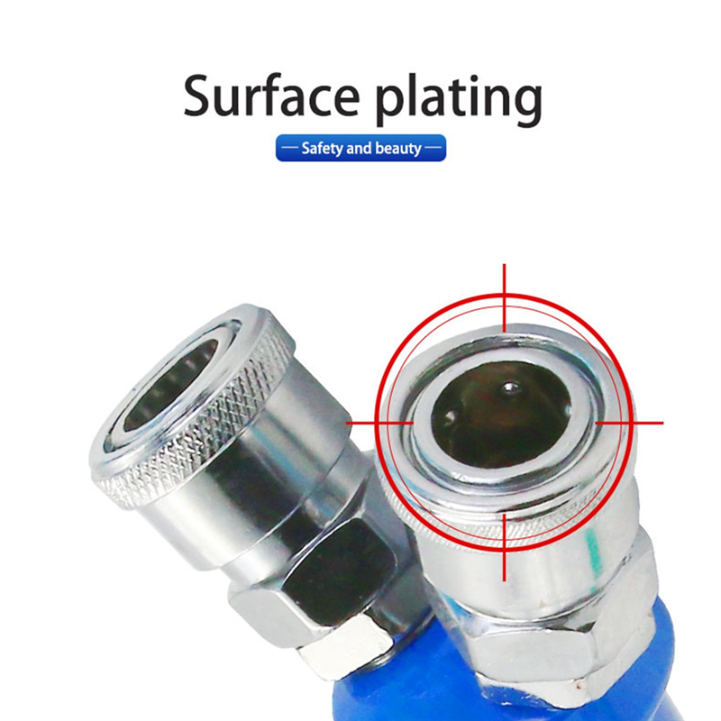 1Set Quick Connector Air Compressor 2 Way 3 Way Multi Hose Coupler Fitting Round Three. 