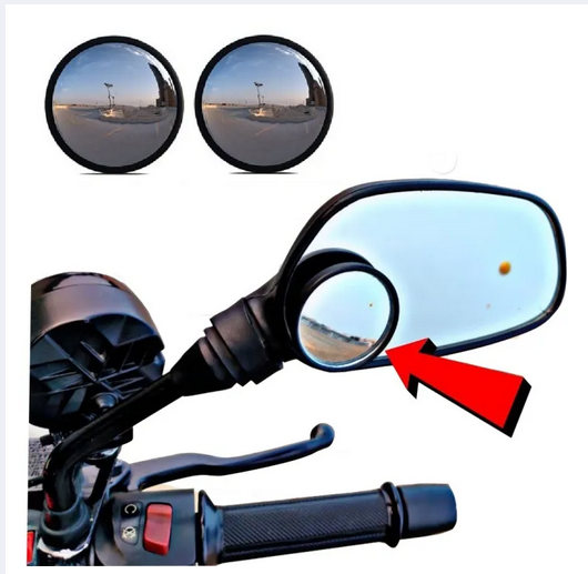 2Pcs 360 Degree Blind Spot adjustable Mirror For Car or Motorcycle Side Mirror Wide Angle Round Small Round Side Blindspot Mirror