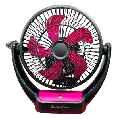 JYSUPER JY-2523 AC/DC Rechargeable 3600mAh Lithium Battery Four Speed Modes Portable Desk Fan - JYSUPER JY-2523 AC/DC Rechargeable 3600mAh Lithium Battery Four Speed Modes Portable Desk Fan buy online Bangladesh Gadget Corner