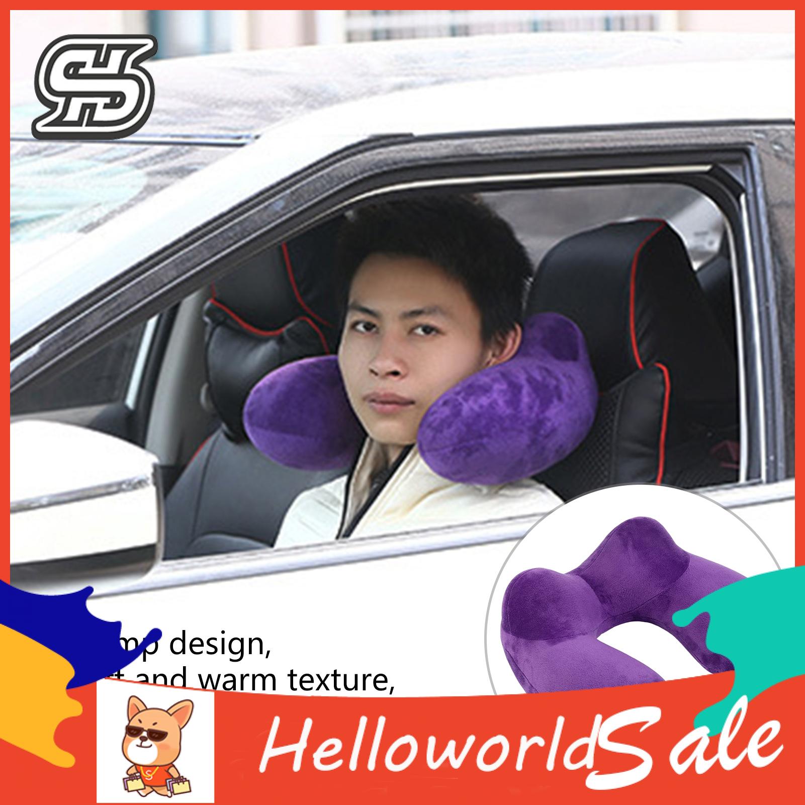 HelloWorld Sleep Neck Pillow No Strangulation Soft Texture Sleep Neck Pillow. 
