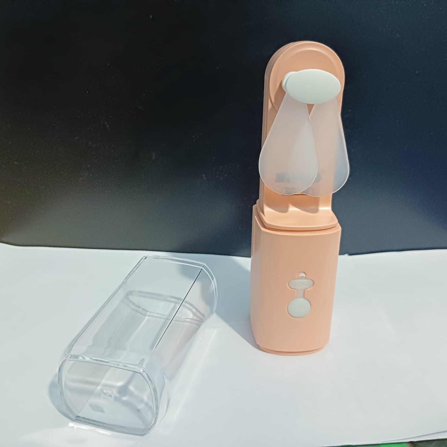 SD-69 Mini Pocket Fan With Troch Light Rechargeable Powerful Fan Foldable wing with Torch and Flashlight. 
