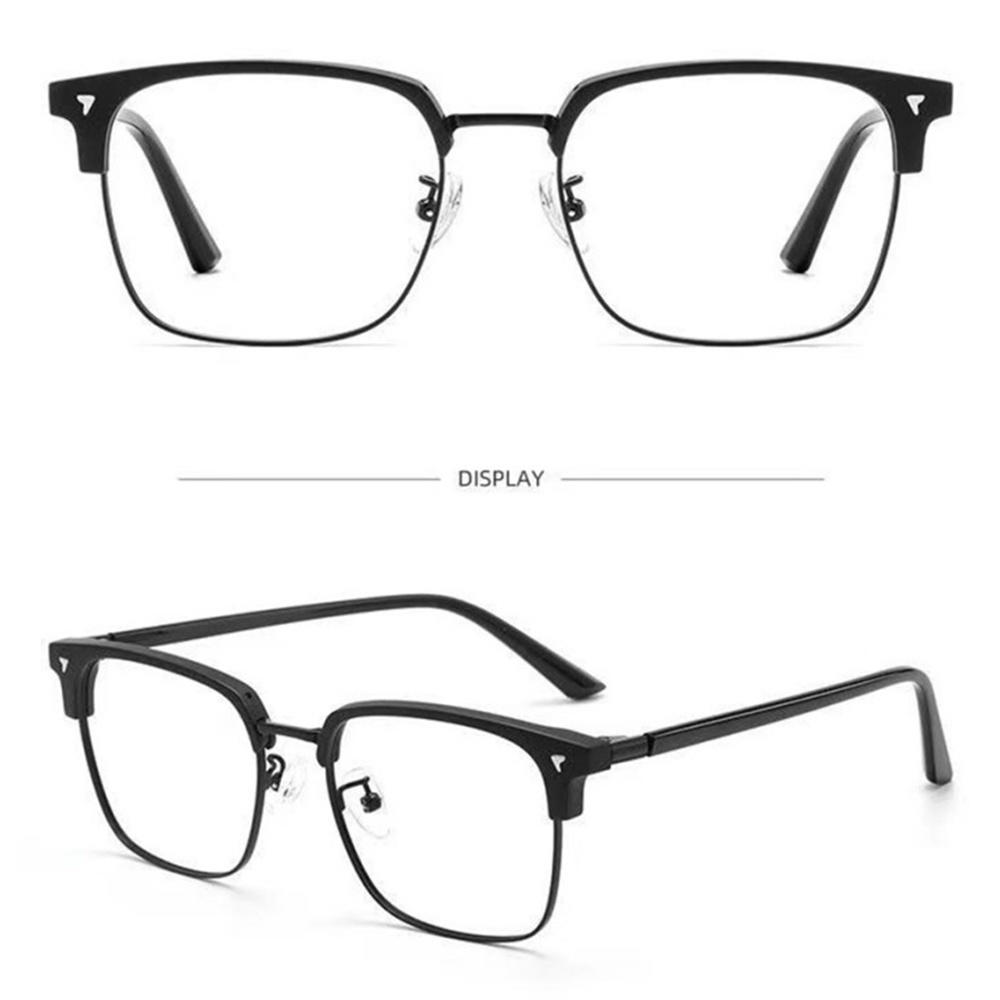 Square Frame Eyeglasses Lightweight Computer Glasses Blue Light Glasses for Computer Use Gaming Reading Women and Men Digital Devices. 