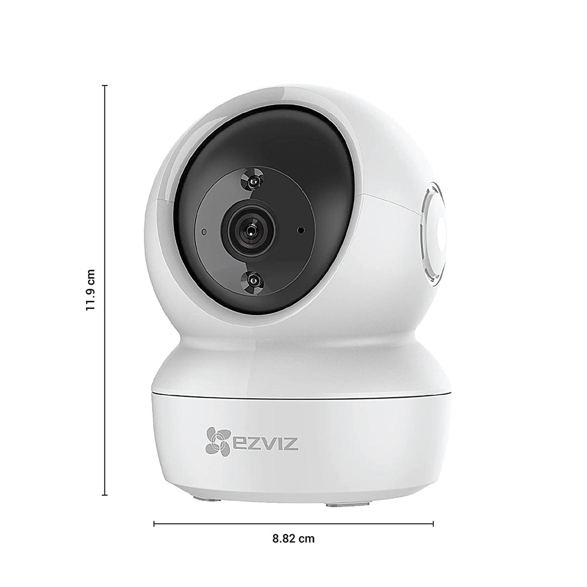 EZVIZ C6N 1080p Indoor Home Pan/Tilt WiFi Security Camera, 360° Coverage, Auto Motion Tracking, Two-Way Audio, Clear 30ft Night Vision, Supports MicroSD Card up to 256GB IP Camera - Wifi Camera
