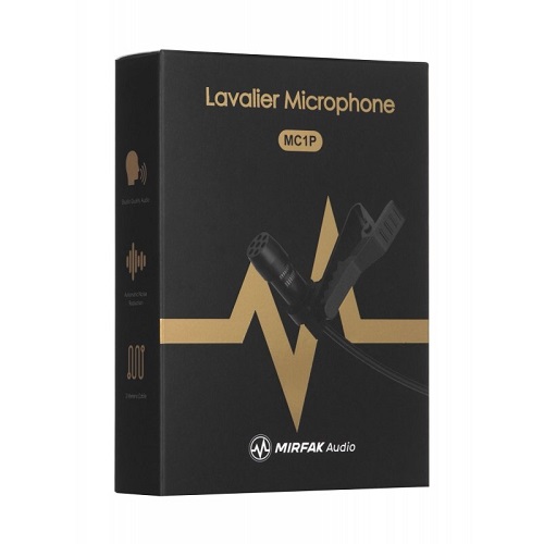 MIRFAK Audio MC1P Type-C Connection Omni-Directional Condenser Lavalier Microphone. 