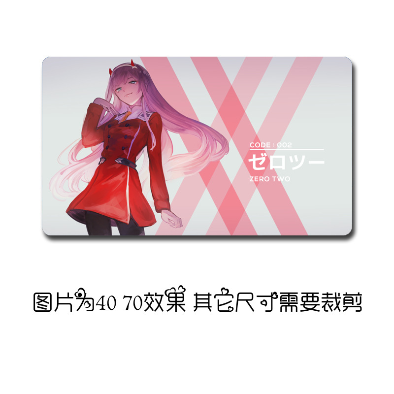 Darling in the Franxx Mouse Pad Anime Table Mat 02. 