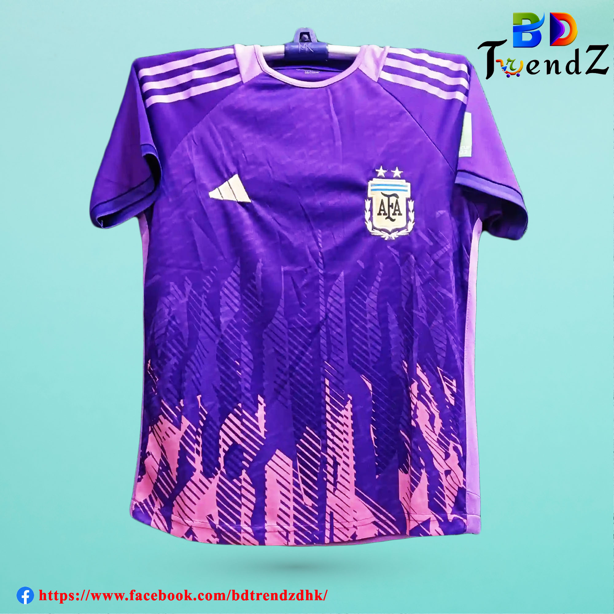 2022 Adidas Lionel Messi Argentina Away Jersey SoccerPro