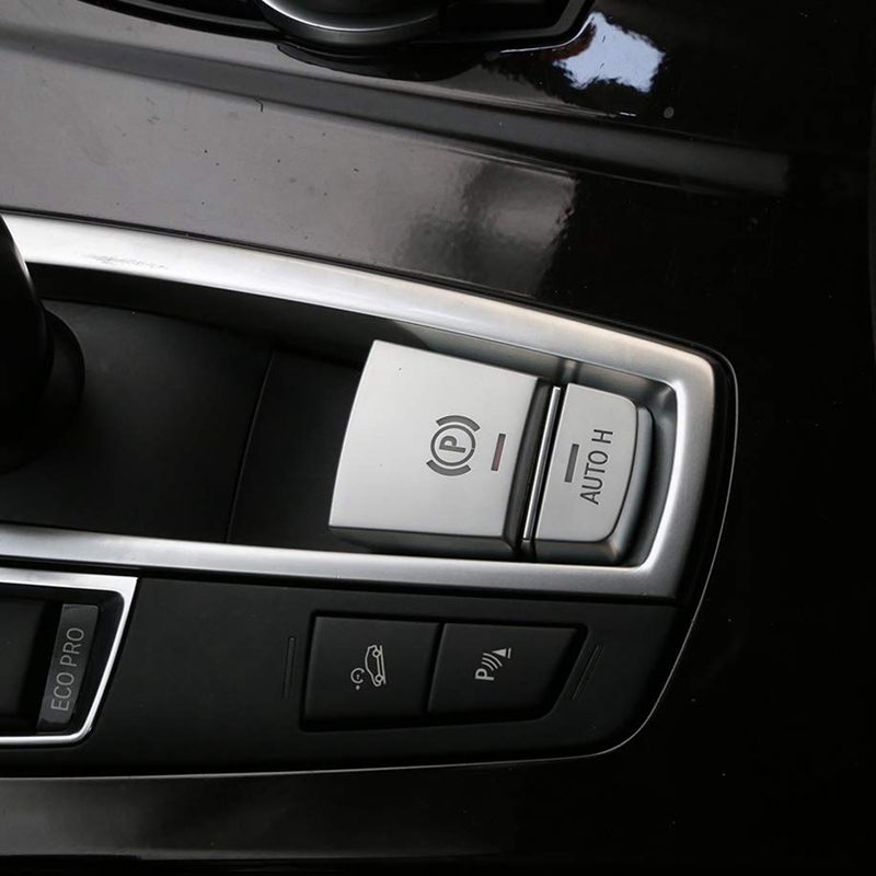 Parking Brake Switch P Button Cover Stickers for B-M-W F10 F07 F01 F25 F26 F11 F06 F15 F16 X3 X4 X5 X6. 