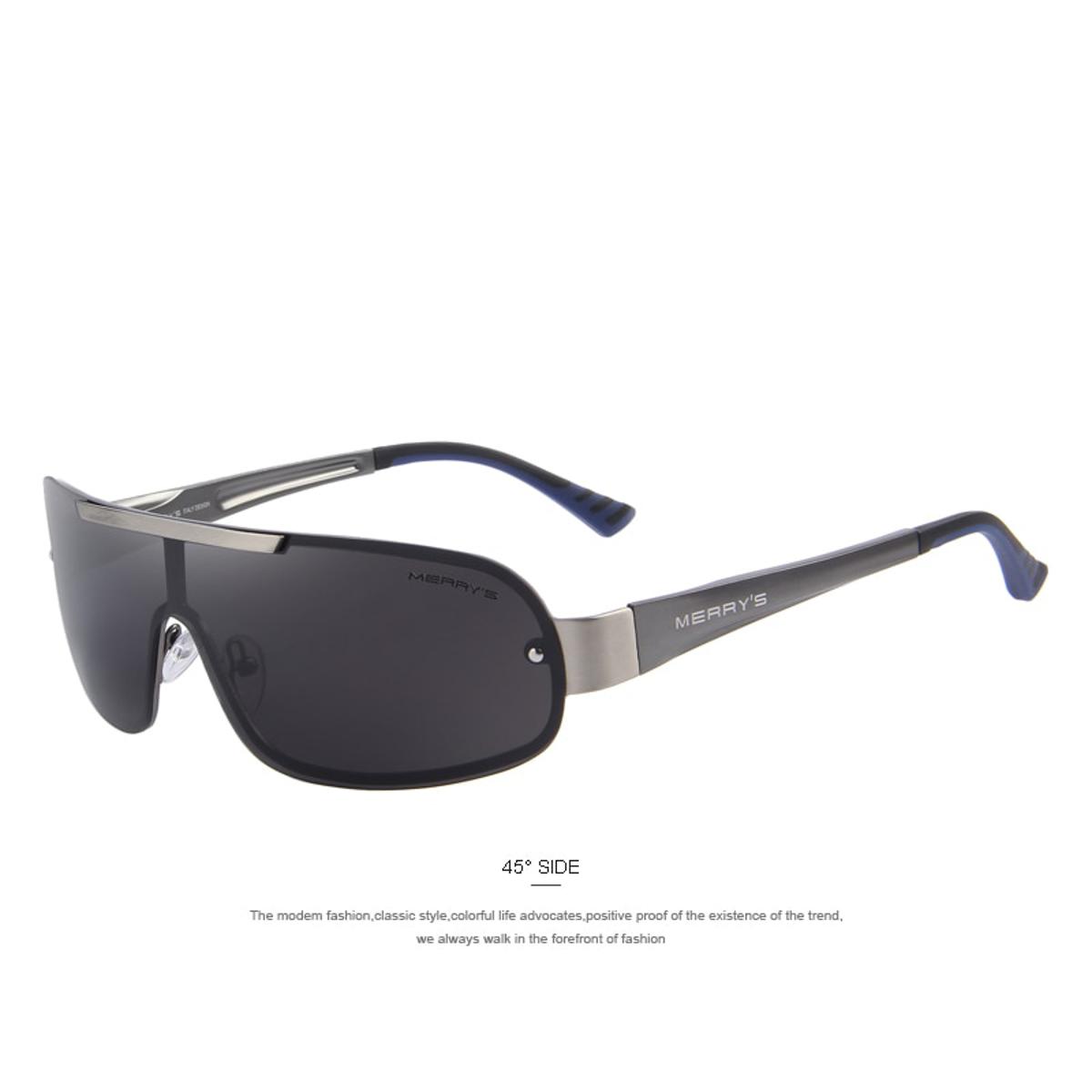 MERRY'S Fashion Classic Polarized Sunglasses Men Brand Designer HD Goggle Men's Integrated Eyewear Sun glasses UV400 S'8616