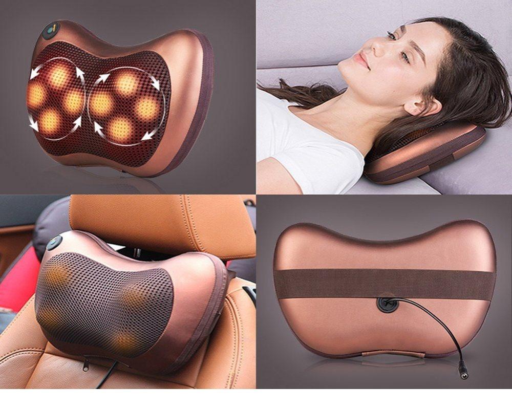 Premium 8028 Car and Home Massage Neck Pillow | Daraz.com.bd