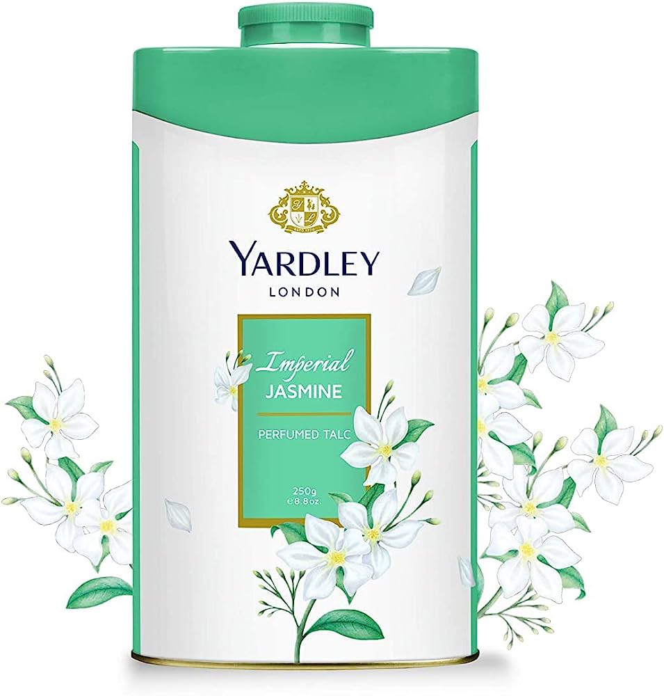 International England product Yardley IMPERIAL JASMINE talcum powder used for male/ female/ baby - 250 GM. 