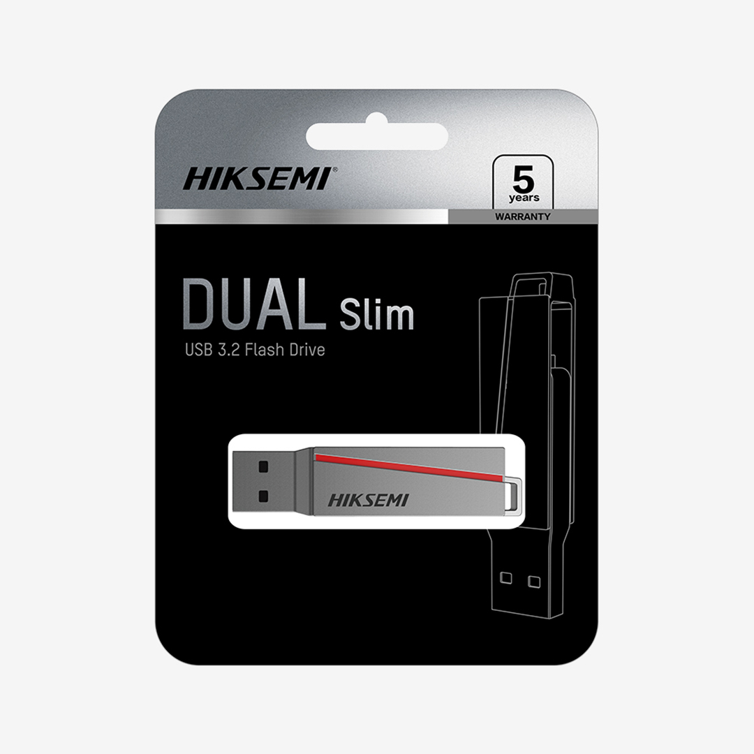 HikSemi 64gb Pendrive Type-C and USB 3.2 High Speed Metal Body Flash Drives For Desktop, Laptop, Phone/Tab HS-USB-E307C. 