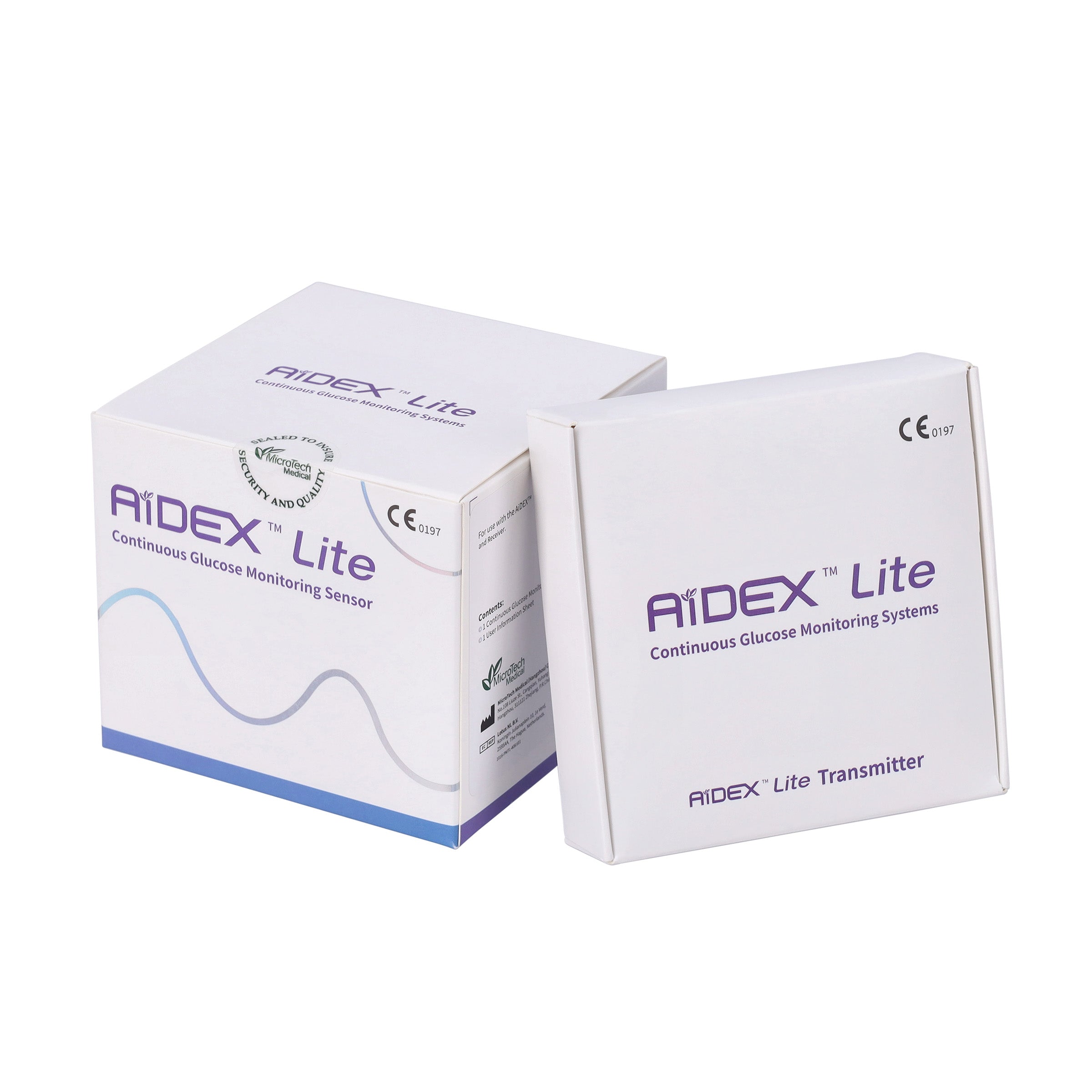 AiDEX CGM Sensor Continuous Glucose Monitoring System Diabetes Measuring Test. 