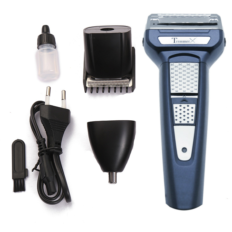 Men's Suit Hair Clipper Reciprocating Shaver Nose Hair Device One Machine Three Usb Charging. 