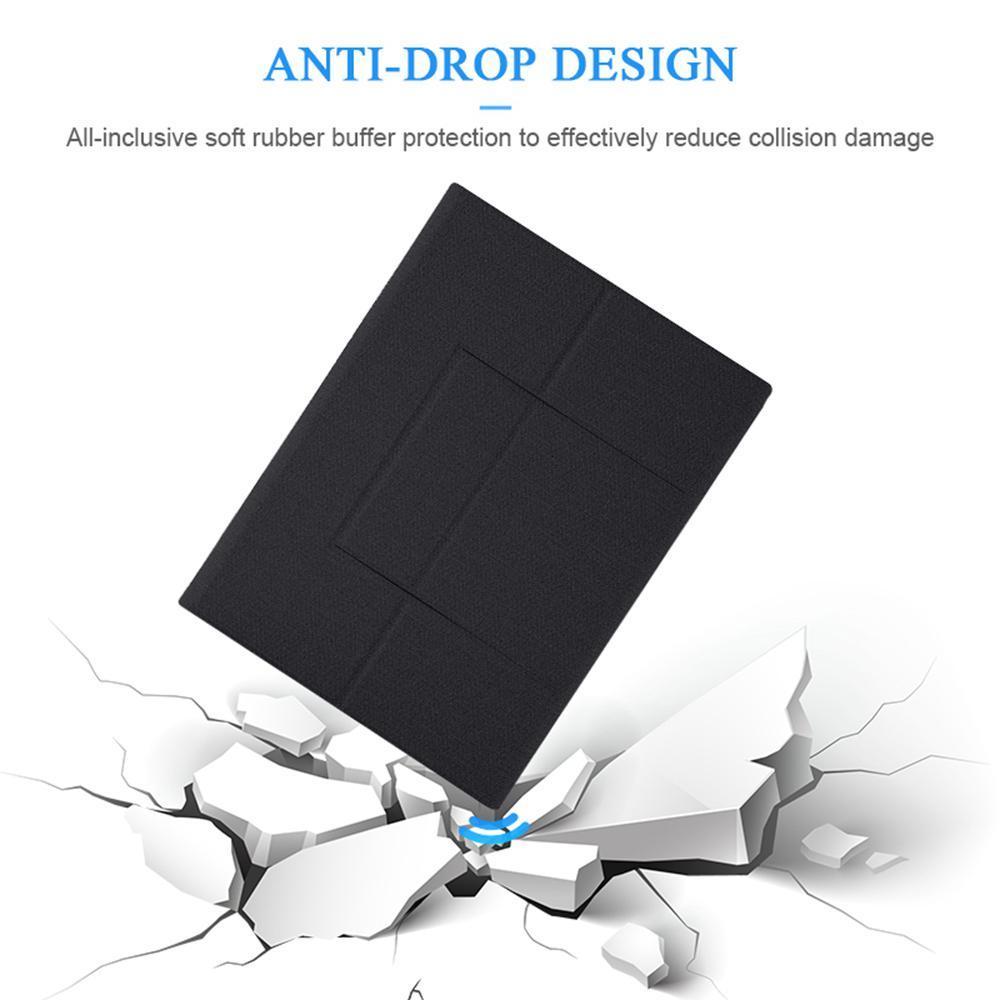 Keyboard Case with Attached Wireless Keyboard Leather Folio Cover For iPad Mini 4/5. 