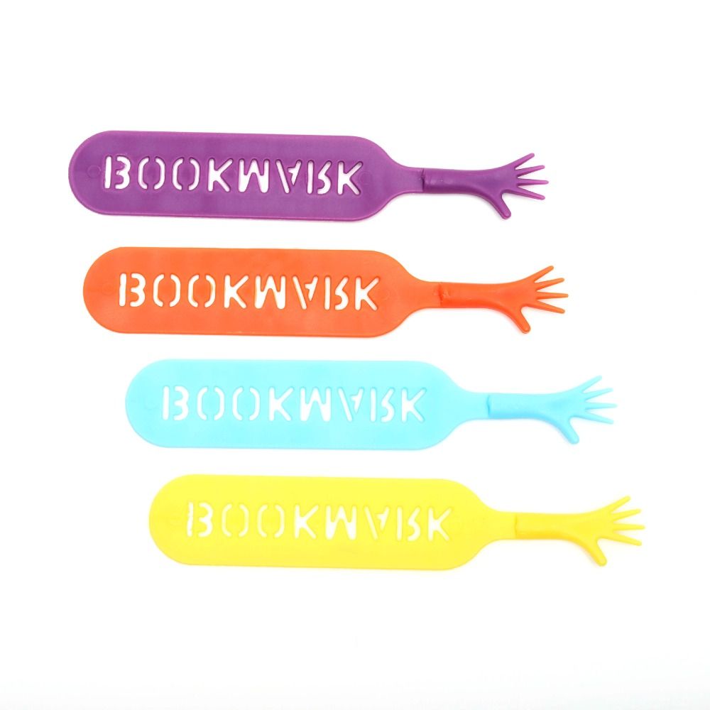 4/5pcs Classroom Prize Silicone Bookmark Creative Hand Reading Book Mark Stationery Graduation Souvenir Book Page Marker Office School Supply