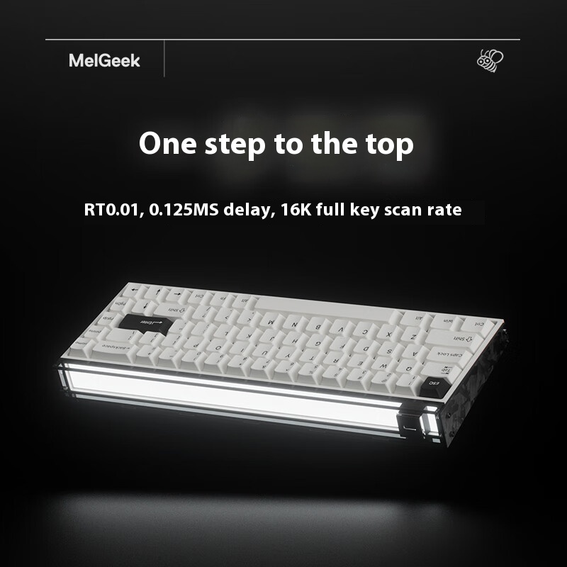 Melgeek Made68 Ultra Keyboard E-Sport Dual-8K Scanning Rate with 8K Polling Rate CNC Aluminium 0.01mm RT SOCD DKS Snap Tap RGB. 