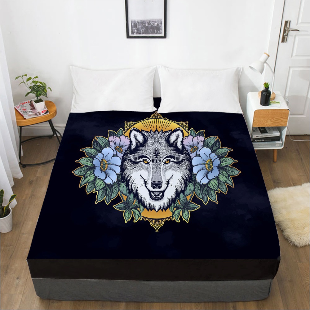Customize Fitted Sheets Mattress Cover With Elastic Band 3D Bedsheet Linens 200x200 160x200 Bed Sheet Bedding Bohemia. 