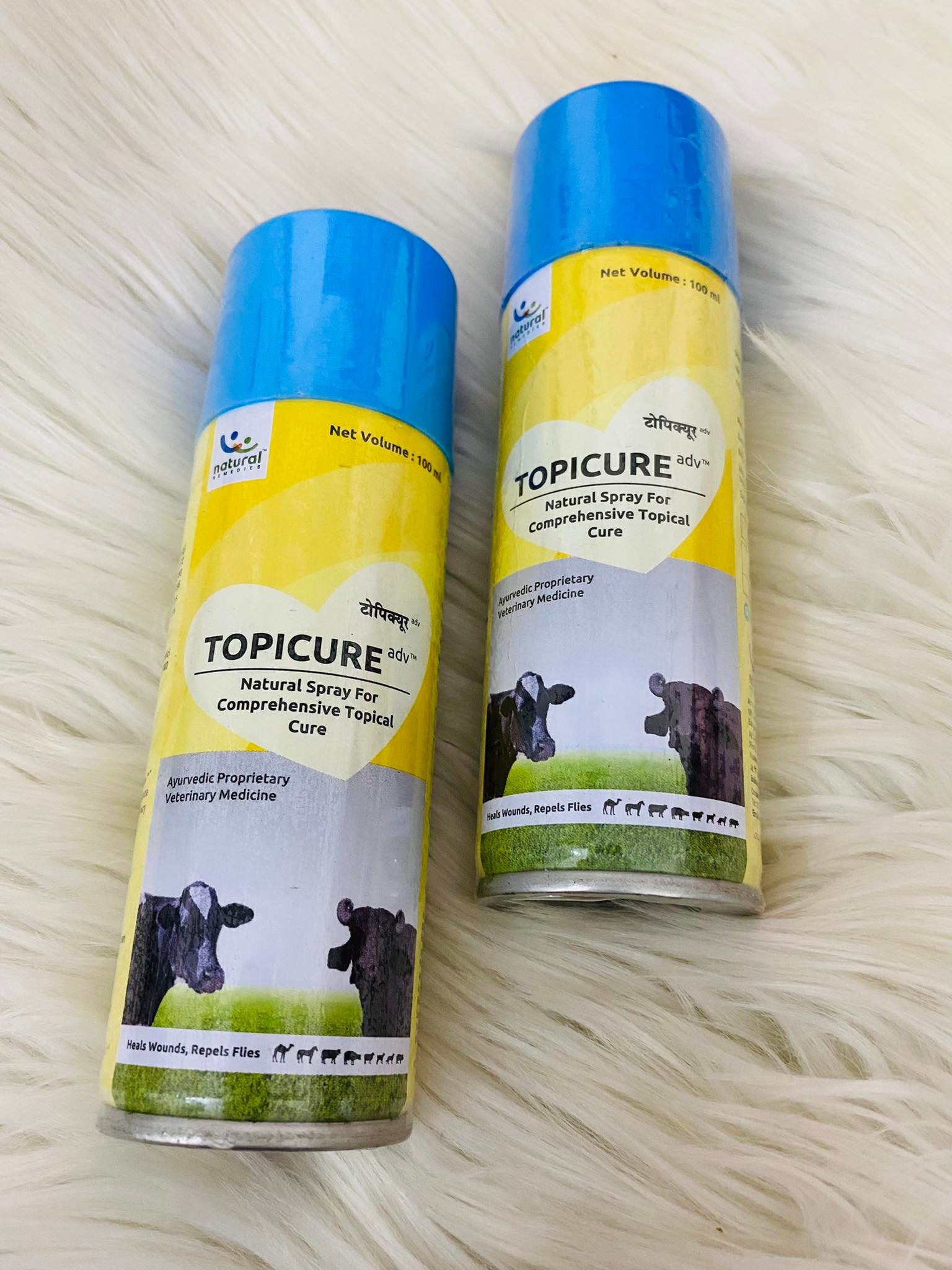 topicure wound healing spray for cat and dog and animal. 