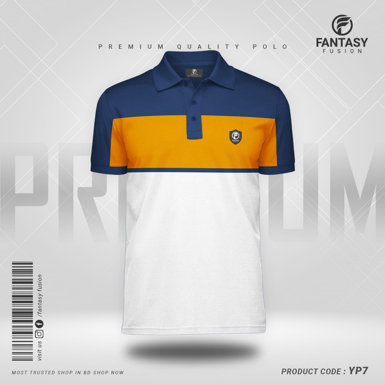 Multicolor Premium Quality Cotton POLO T-Shirt For Men