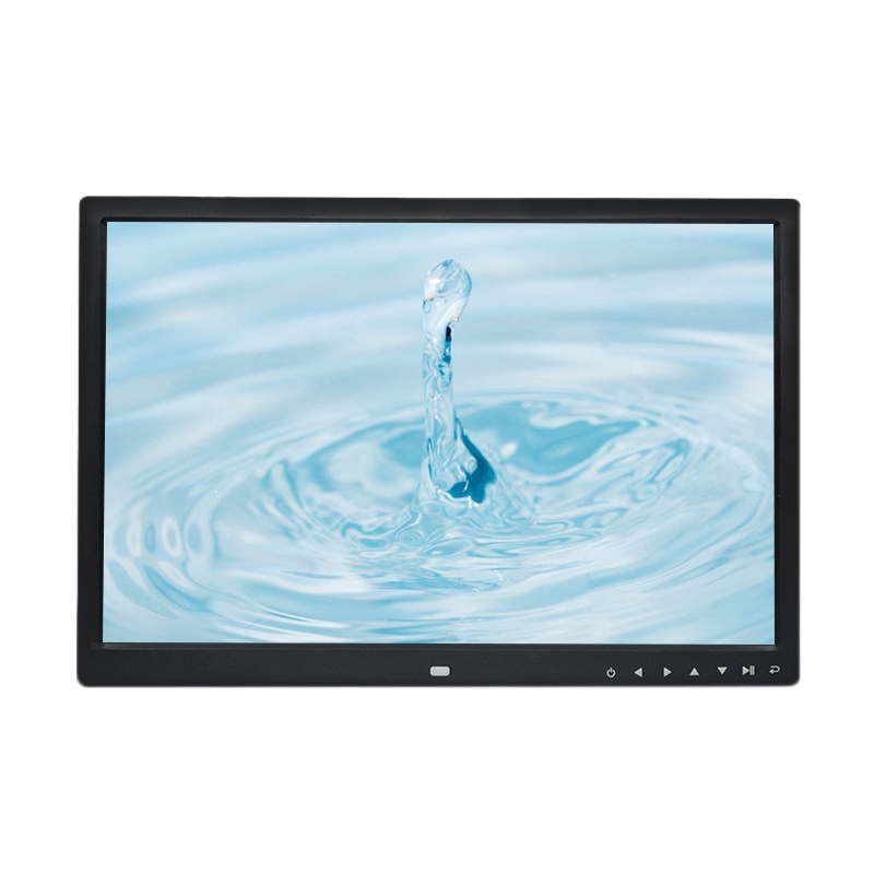 12 Inch Digital Picture Frame Multi-Function HD 1280X800 with Press Button Electronic Photo Album US Plug. 