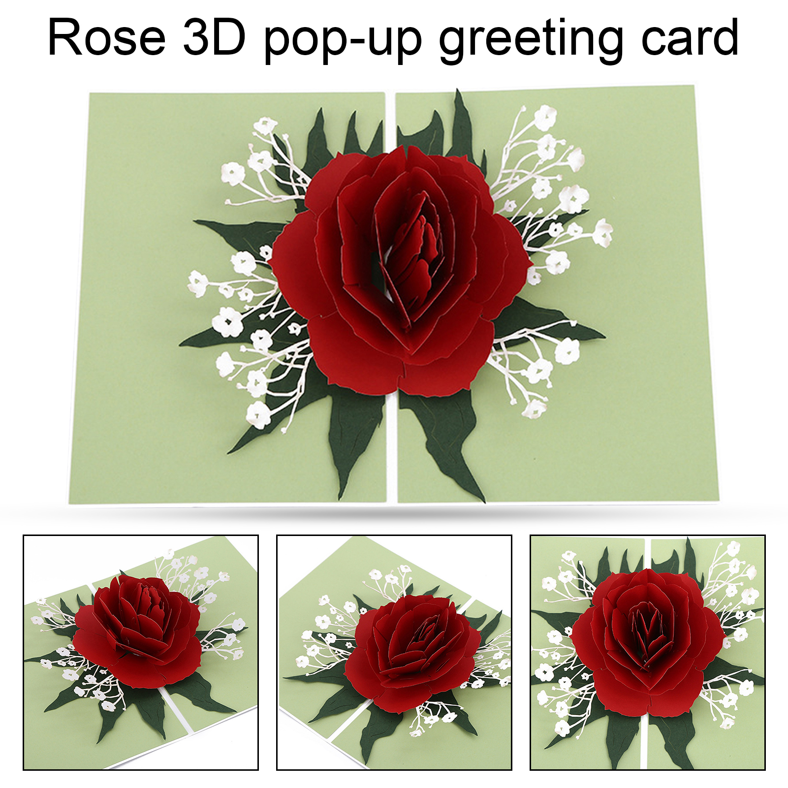 Greeting Card Nice-looking istic Flower Festival Card. 