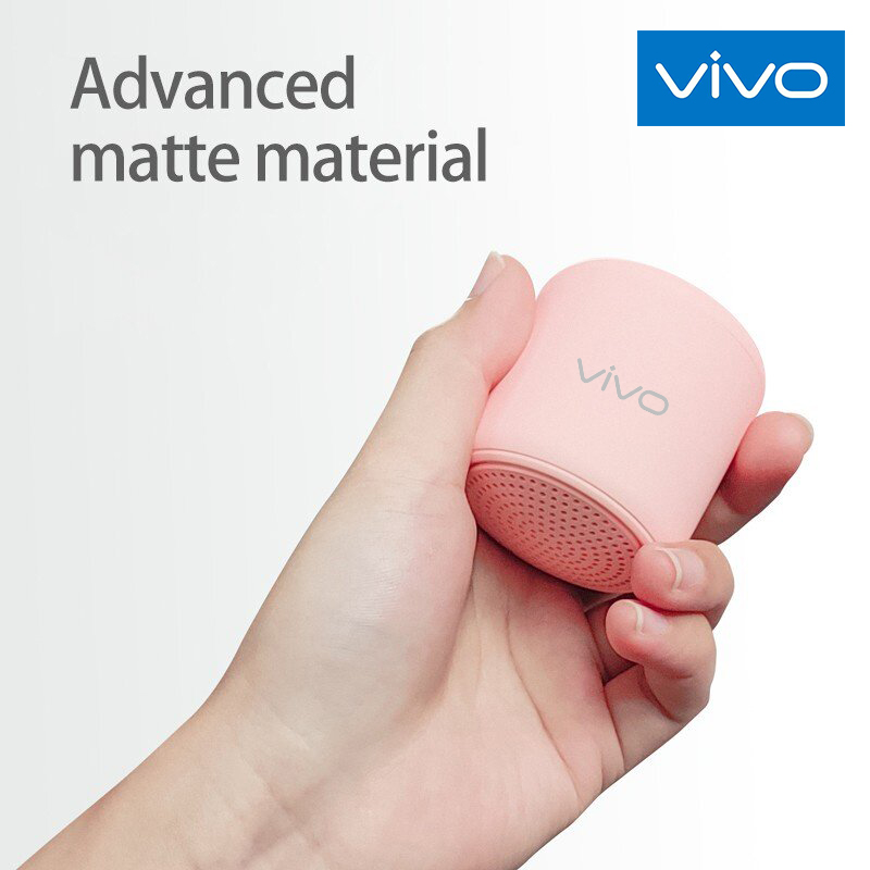 【Ready Stock+FREE Shipping+COD】VIVO Mini Speaker In pods LittleFun Bluetooth Portable Tws tooth5.0 Macaron 360degree sound TWS wireless. 