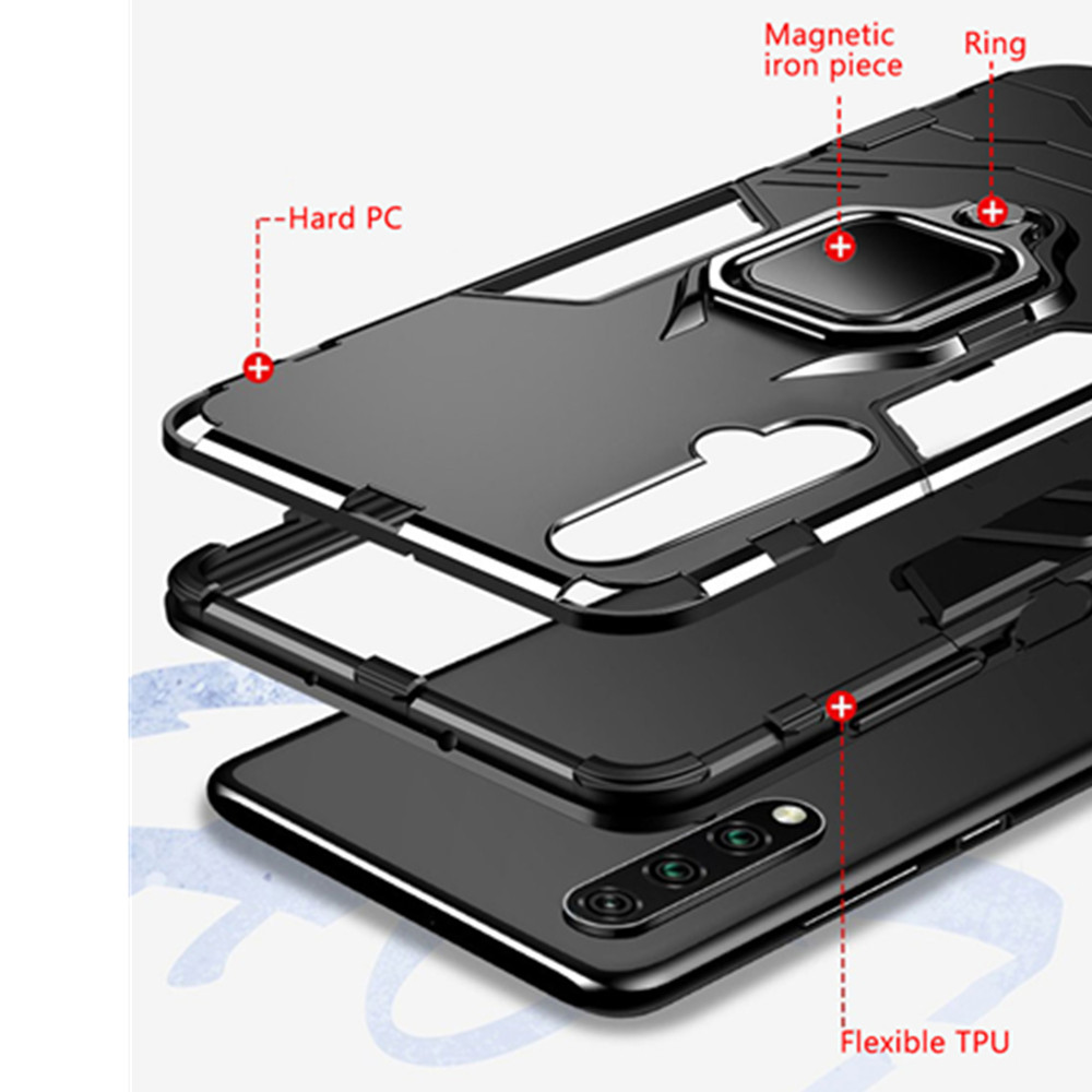 Shockproof Armor Case for Xiaomi Mi 5X A1 Case Ring Holder Stand Phone Back Cover for Xiomi Mi A1 5X MI5X MIA1 Funda Capa. 