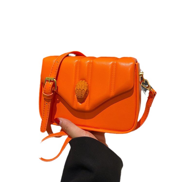 Summer 2023 new urban simple bags, leather goods cross-body bag, PU check women's cross-body bag. 