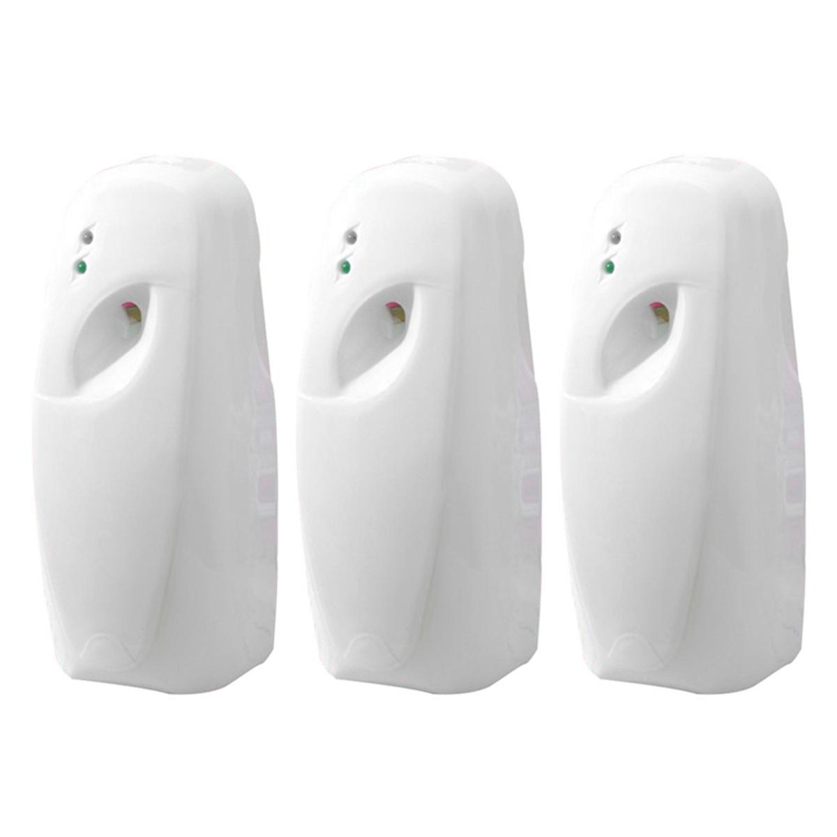 3X Automatic Perfume Dispenser Air Freshener Aerosol Fragrance Spray for 14cm Height Fragrance Can (Not Including)