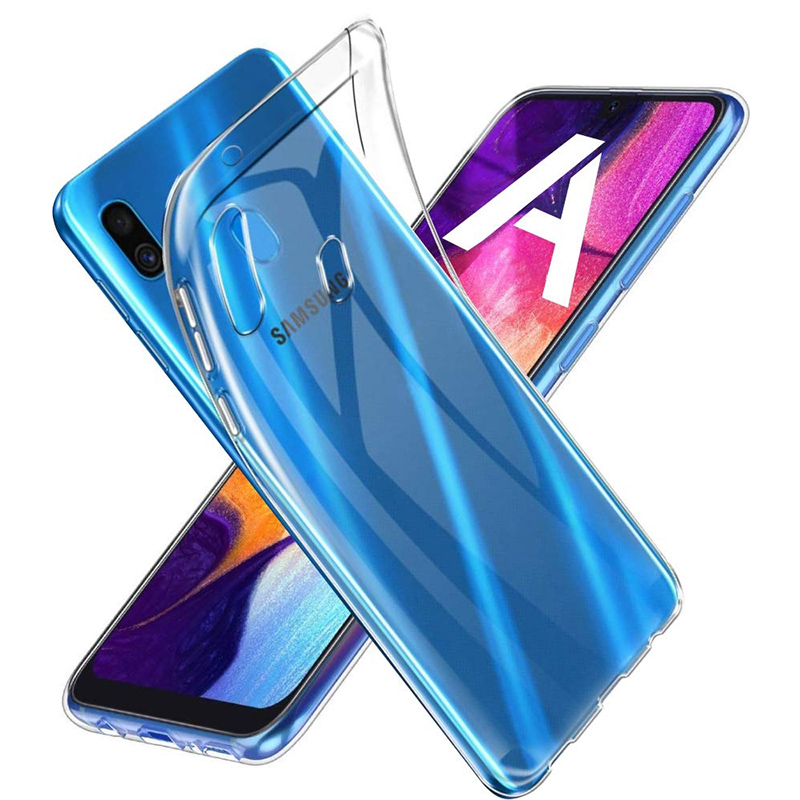 Transparent Mobile Phone Cases for Samsung Galaxy A20E Back Cover Soft TPU Clear Silicone 360 Protective SamsungA20E GalaxyA20E. 