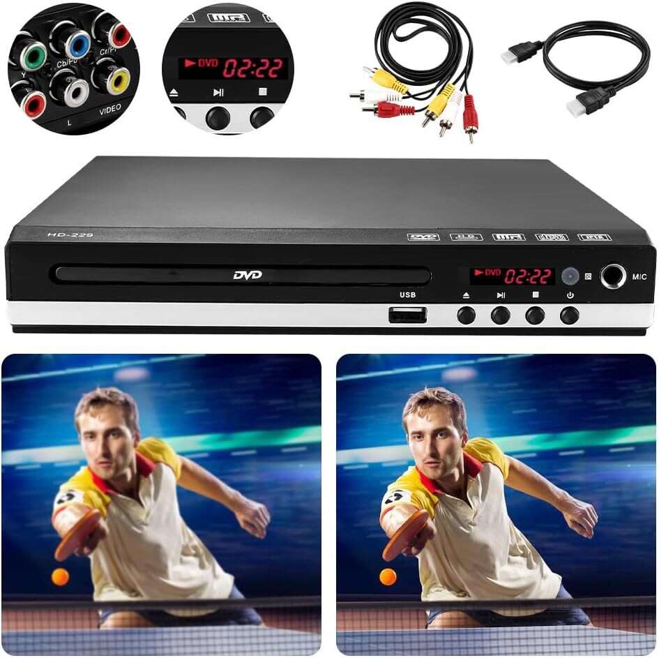 Home DVD EVD children's VCD player, high-definition mini CD player. 