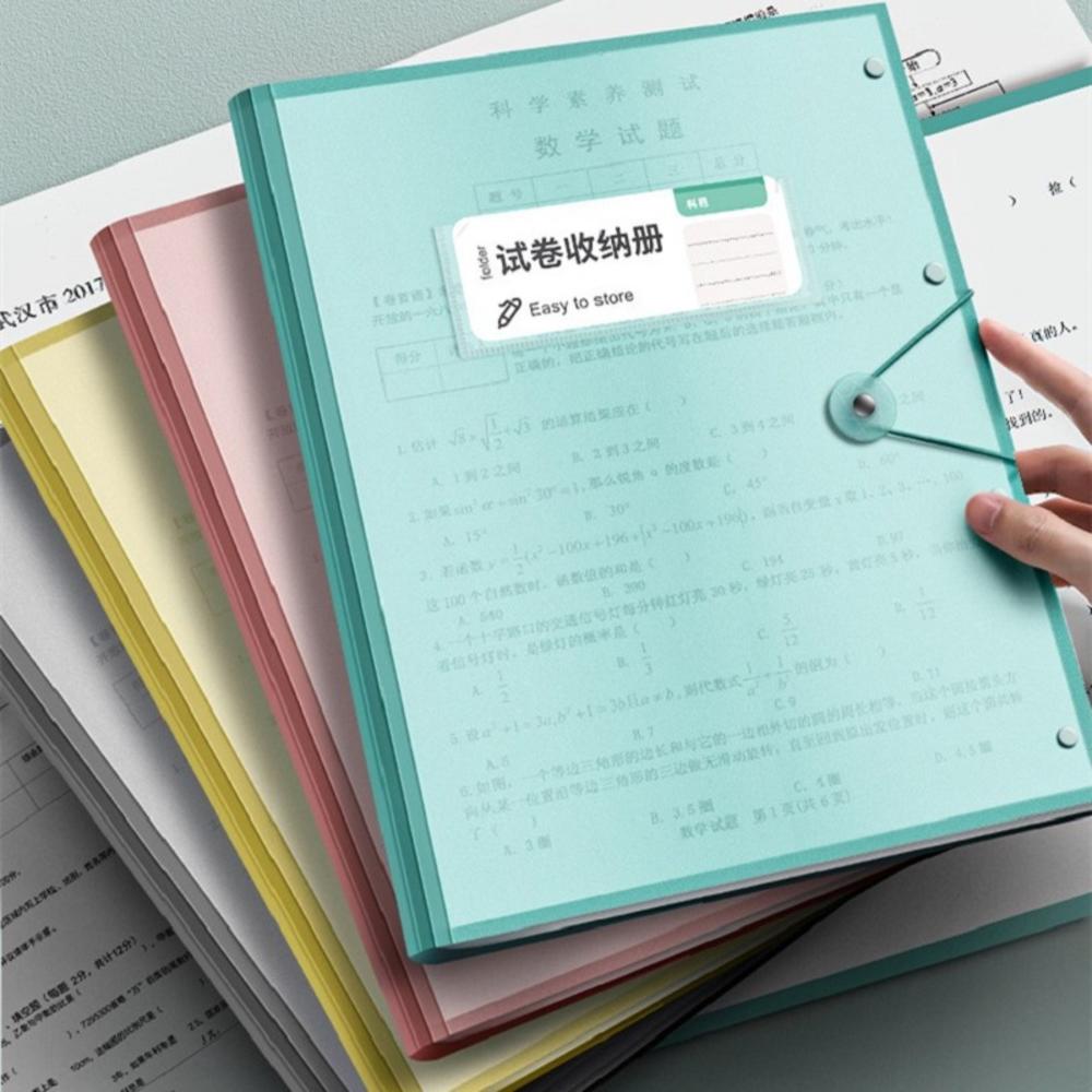 （New）60 Page Data Book Information Booklet tationery Large Capacity File Folder A3 File Bag Large Folder Data Book