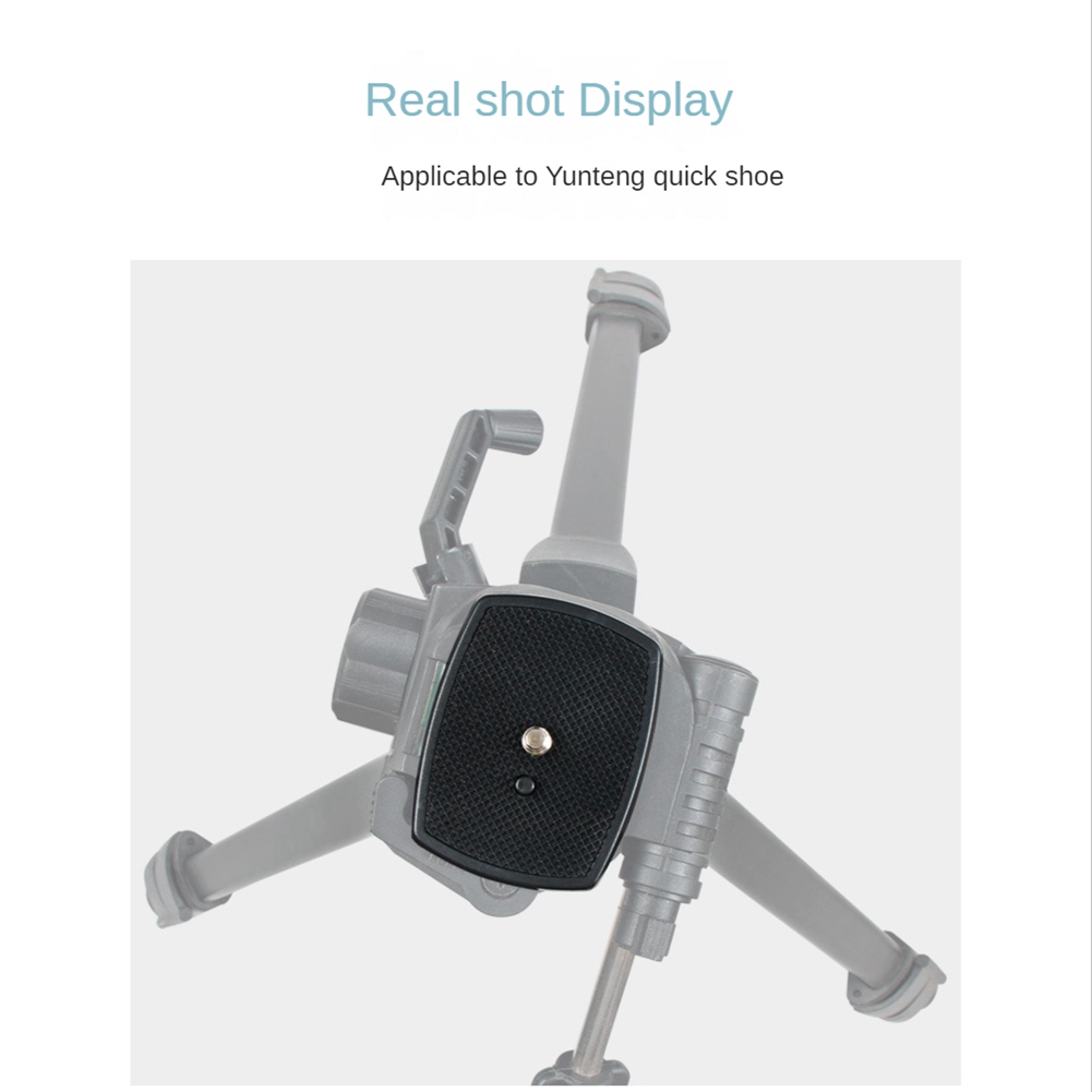 1 Pcs Mount Camera Tripod Head Tripod Quick Release Plate Dslr Camera Adapter Camera Base Plate for Three-Dimensional Tripod Head. 
