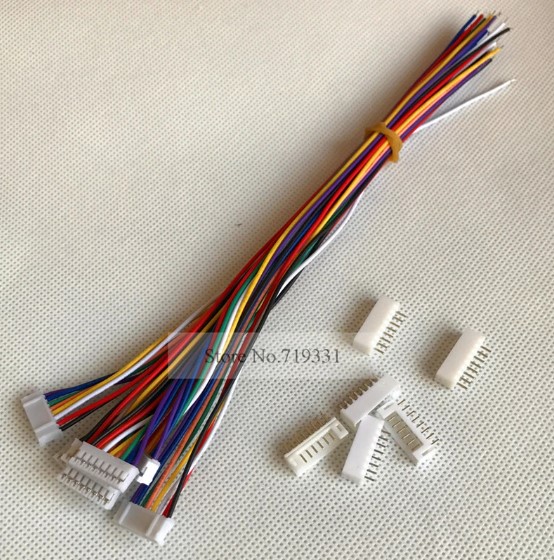5Pcs/Set JST PH 2.0 6-Pin Wire Connector. 
