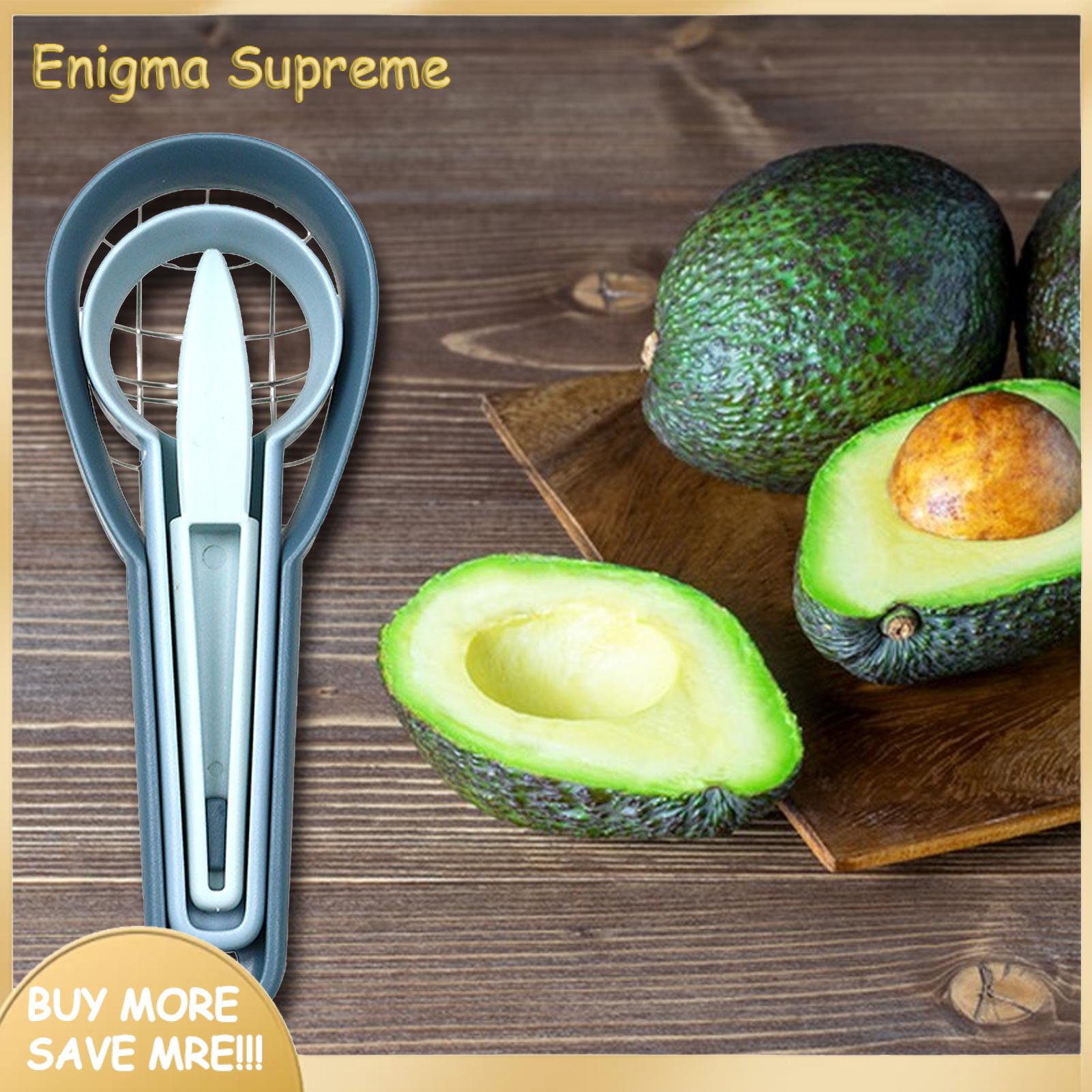 Enigma- Avocado Cutter Tool Convenient Avocado Kiwi Slicer Set Easy-to-use Fruit Peeler Pitter Dicer Bpa-free Dishwasher Safe Perfect Kitchen Gadget for Salad Lovers Buyers' Choice Hassle-free Avocado. 