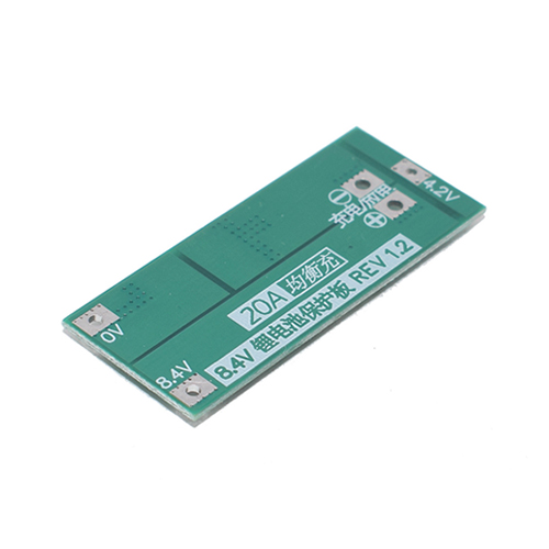 2S BMS 20A Circuit Module 8.4v Li-Ion Battery Protection Board. 