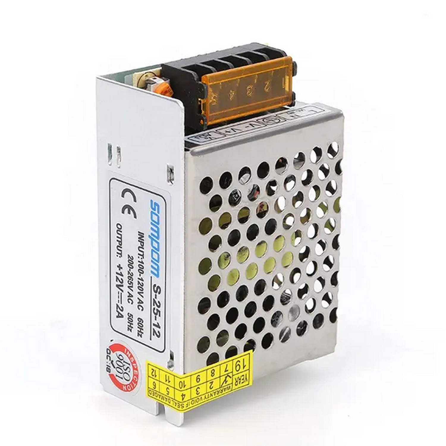DC 12V 2A Switching Power Supply Indoor Aluminum Case LED Driver Transformer Converter Adapter SMPS single output12V 2A 25W power adapter