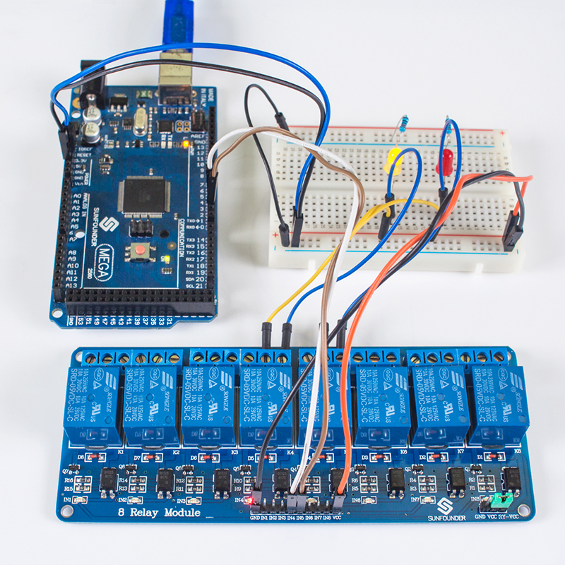 Arduino 8 Channel Relay Module 8-Channel Relay Control Board 5V 10A Relay Module. 