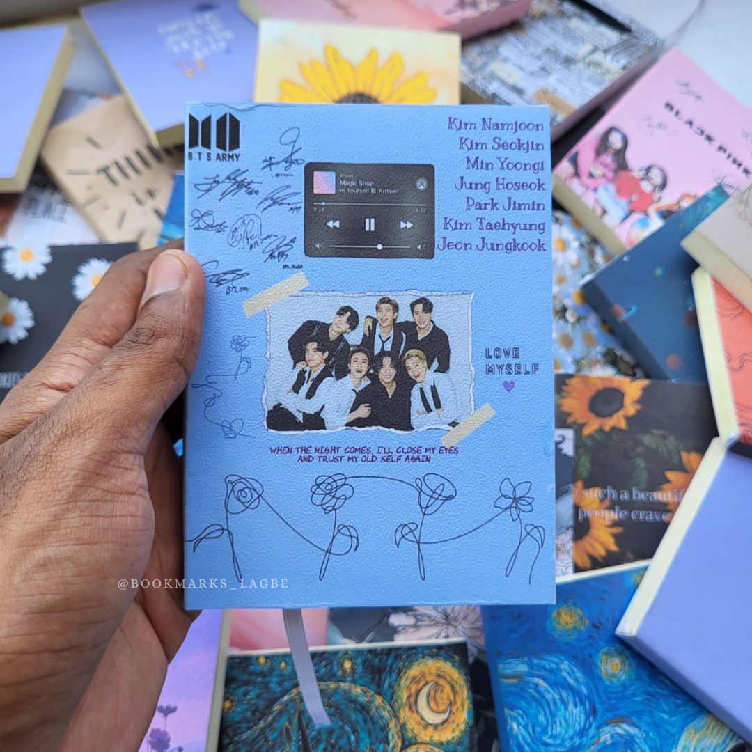 BTS Journal Dotted Notebook 5.4 inches * 4 inches-A6 size - Great to Have. 