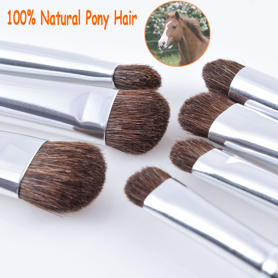 JAF 7 PCS Eyeshadow Make-up Tool Kit Eye Shade Make Up Brushes Sets Professional Makeup Brushes for Eye Shadow Blending JE07PY. 