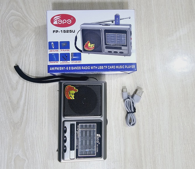 FEPE FP-1525U FM Radio With Multi Function Music Player AM/FM/SW. 