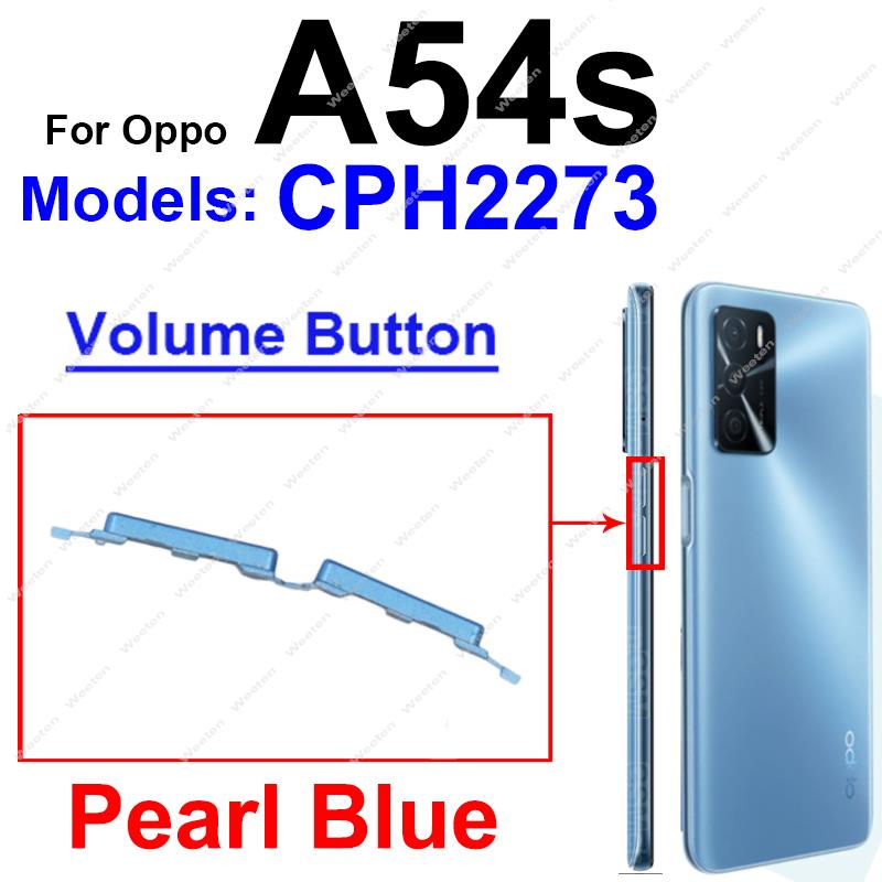 Power Button + Volume Side Button For OPPO A53 A53S A54 A54s A74 4G/5G Up Down Volume Power Side Keys Flex Cable Parts. 